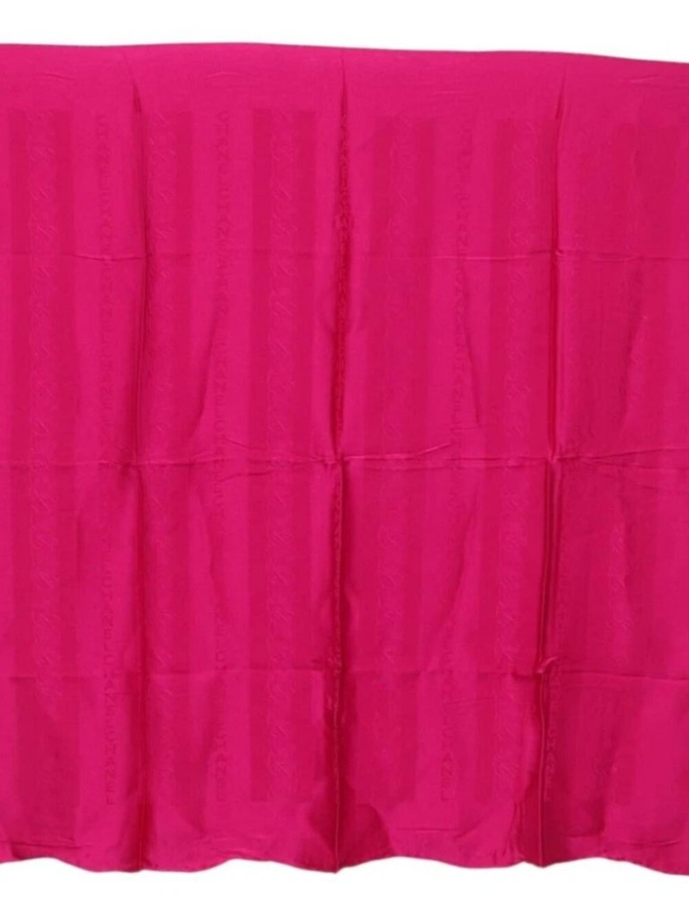 CHANEL Scarf Silk Pink CC Auth 174657A